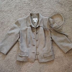 Talbots sz 6 Tan Blazer
